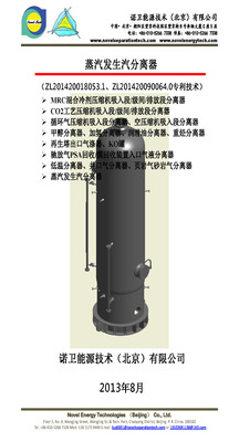 Novel 羽叶式蒸汽发生汽分离器