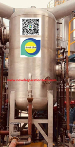G50P4 PP Powders Drying System Recycling N2 Suction Separator for Blowers: PP粉体干燥循环氮气压缩机入口专用羽叶分离器