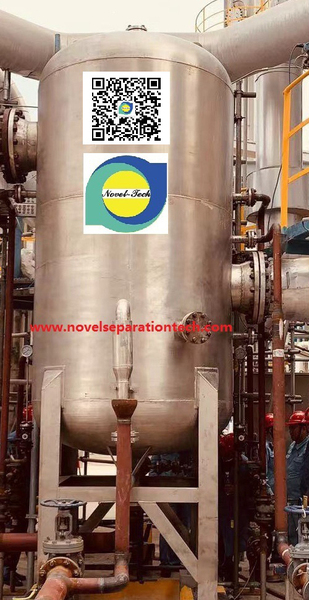 G50P4 PP Powders Drying System Recycling N2 Suction Separator for Blowers: PP粉体干燥循环氮气压缩机入口专用羽叶分离器