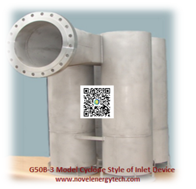 G50B-3 Model Cyclone Style of Inlet Device.   G50B-3型旋流式分离总成